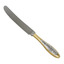 Серебряный столовый нож с черневым декором на позолоченной ручке 40030140В04